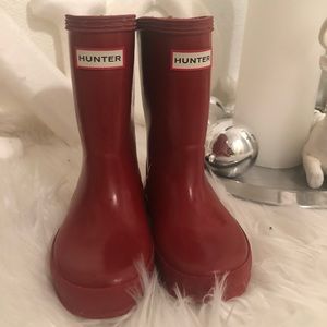 Hunter rain boots